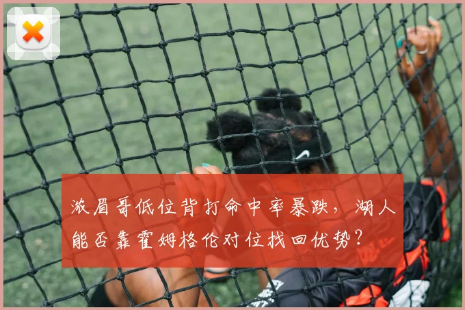 浓眉哥低位背打命中率暴跌，湖人能否靠霍姆格伦对位找回优势？